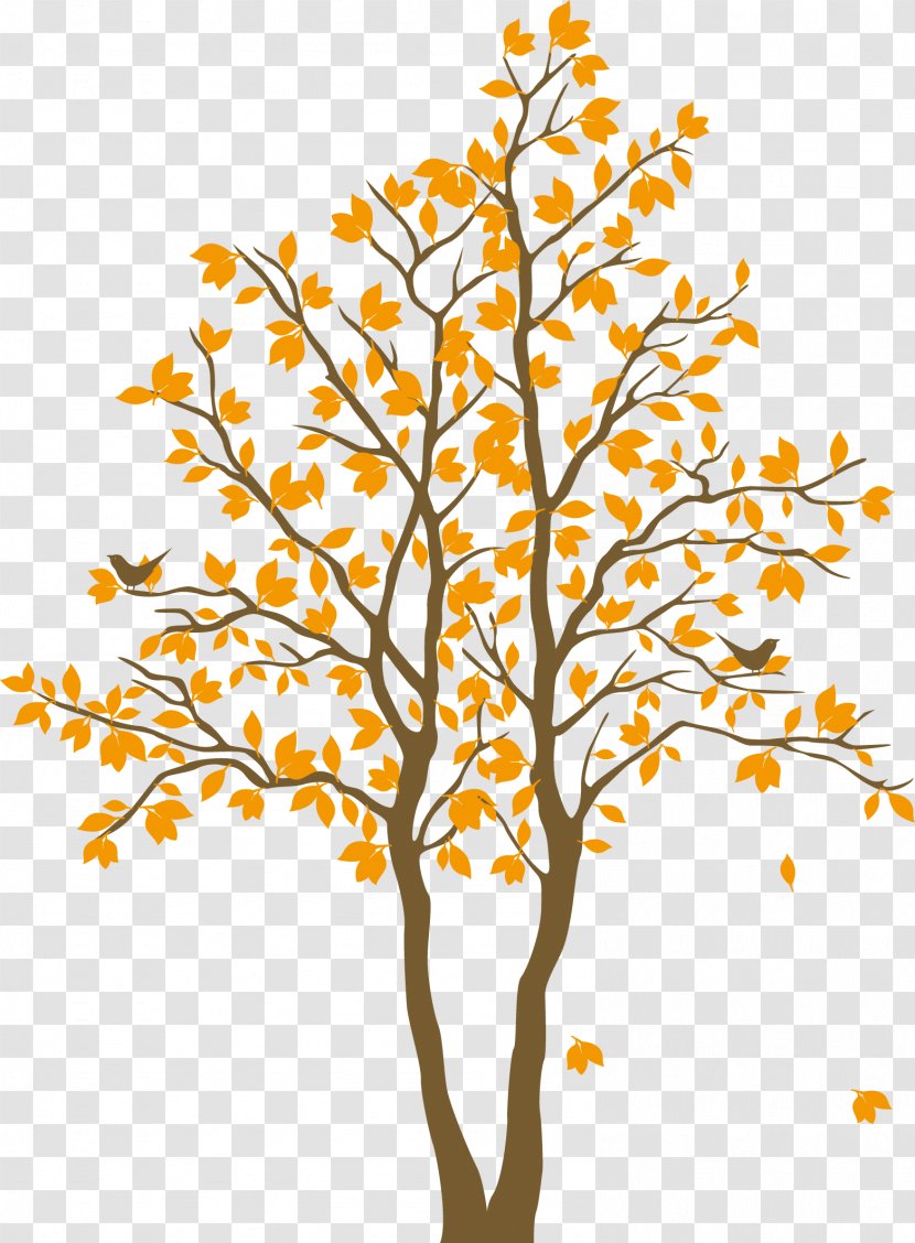 Yellow Maple Tree - Mat - Leaf Transparent PNG