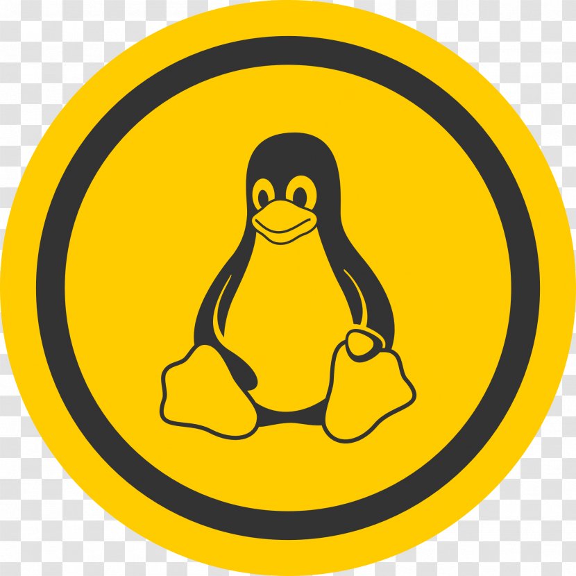 Linux Tux Logo Operating System - Penguin Transparent PNG
