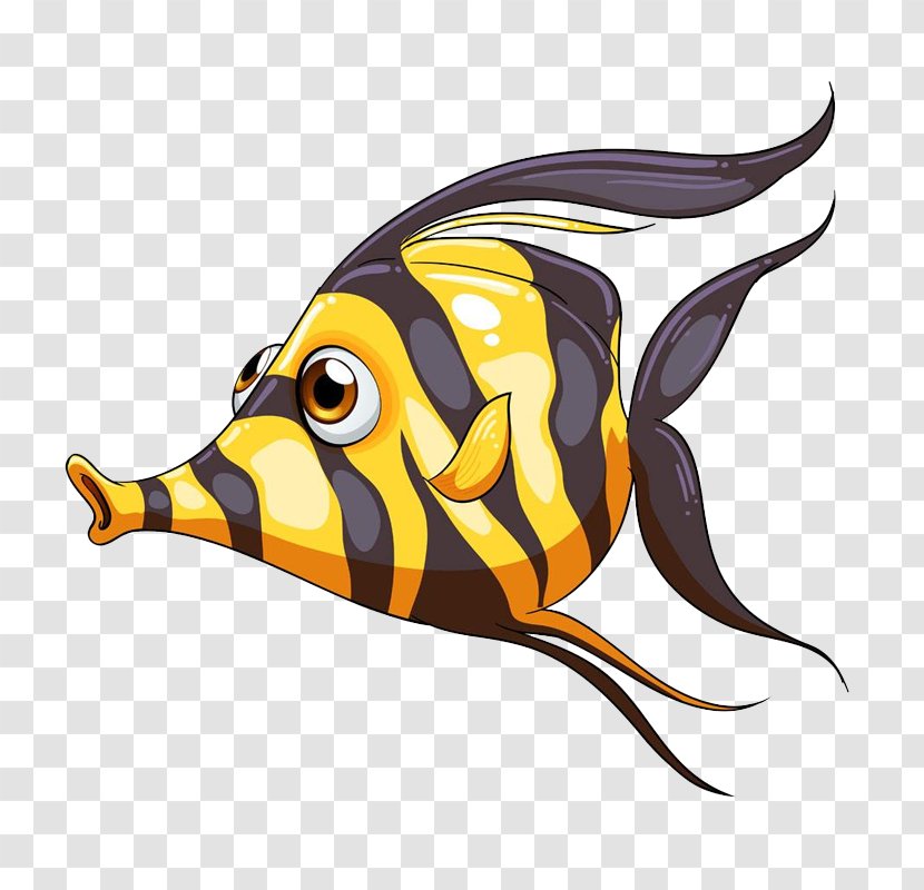 Vector Graphics Stock Photography Deep Sea Creature Illustration Fish - Beak - Small Transparent PNG