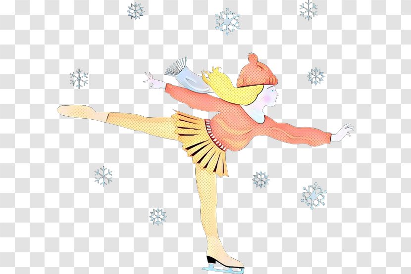 Clip Art Illustration Ice Skating Character Figurine - Ballet Tutu Transparent PNG