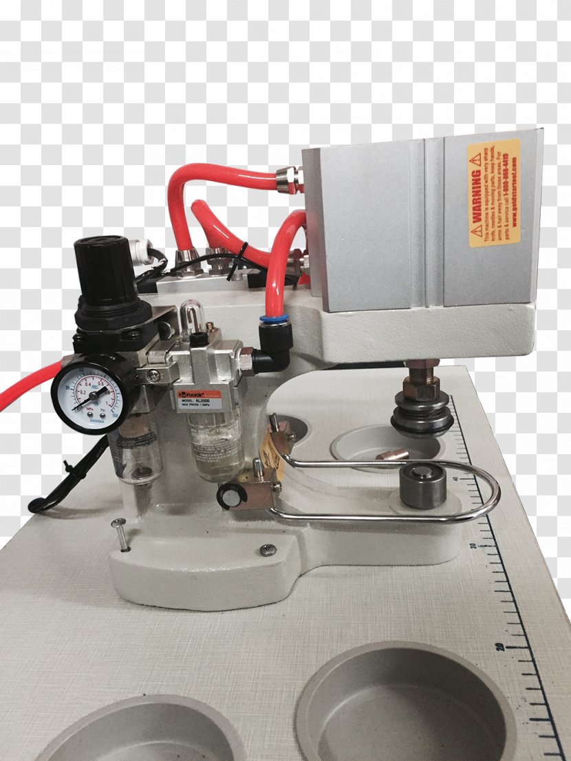 Snap Fastener Machine Press Rivet Pneumatics Button - Scientific Instrument - Attachment Transparent PNG