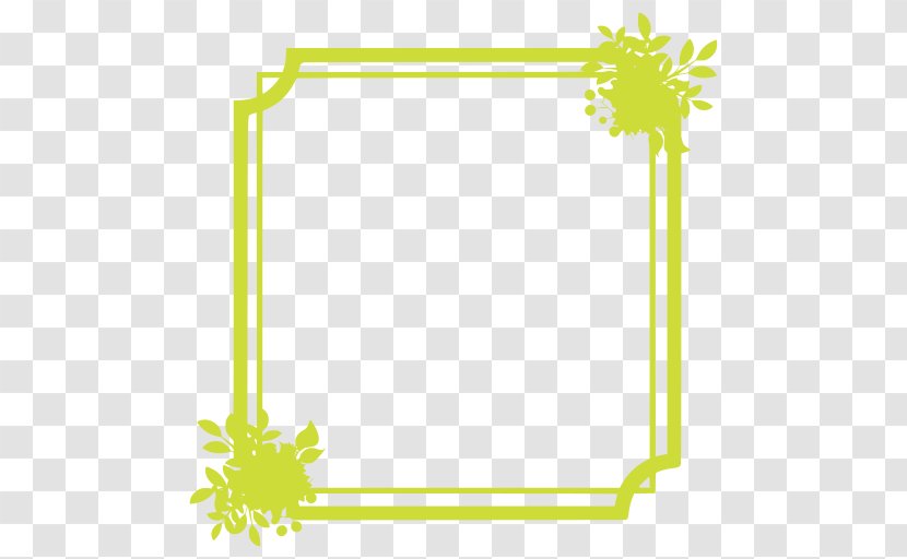 Background Design Frame - Floral - Rectangle Picture Transparent PNG