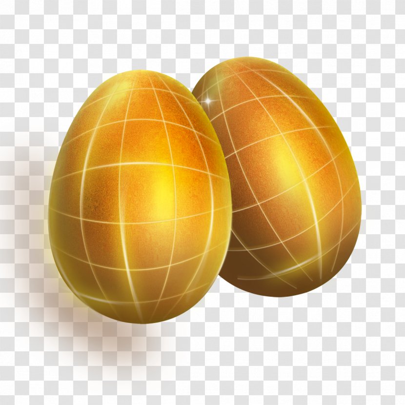 Egg Tart Chicken Gold - Sphere - Golden Transparent PNG