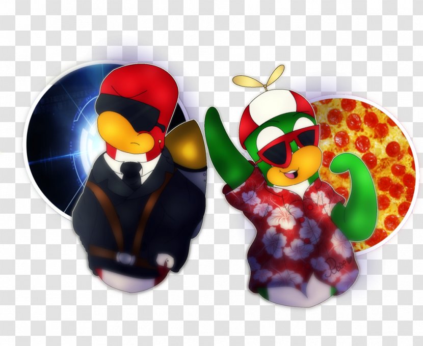 Club Penguin Drawing DeviantArt Fan Art - Christmas Ornament - Jet Pack Transparent PNG