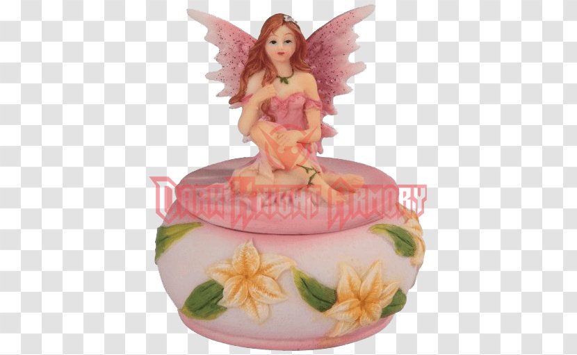 Fairy Box Casket Jewellery Earring - Birthday Cake - Pink Transparent PNG