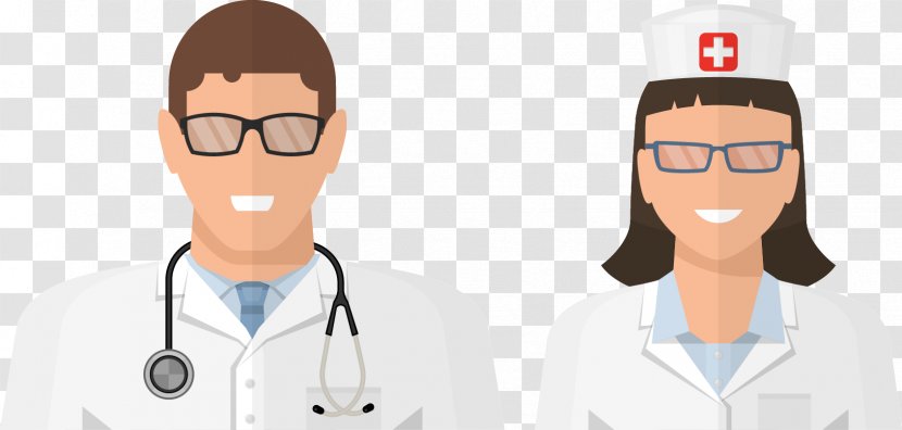 Nurse Physician Illustration - Face - Doctors And Nurses Vector Transparent PNG