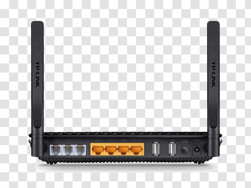 Gigabit Ethernet DSL Modem IEEE 802.11 Router - Vdsl - Tplink Transparent PNG