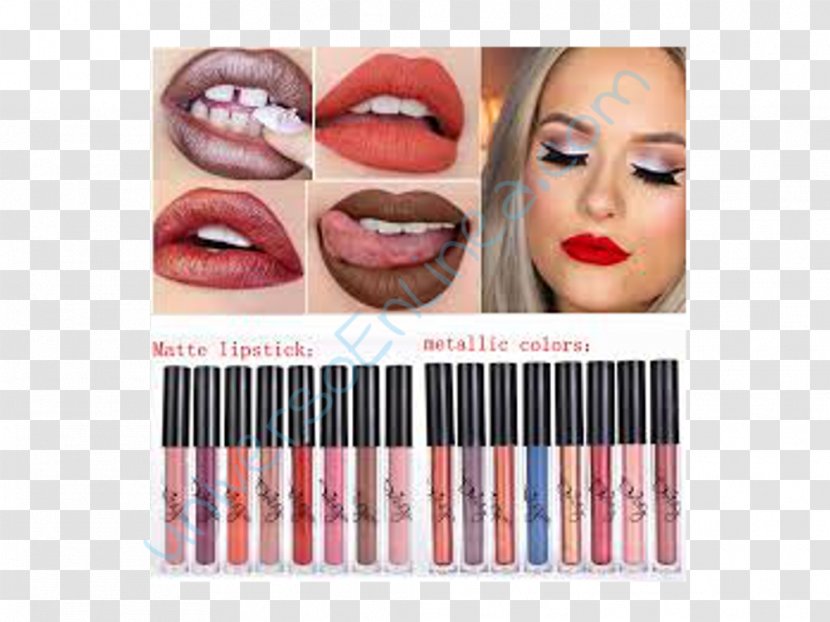 Lipstick Lip Gloss Eyelash Extensions Cosmetics - Tree Transparent PNG