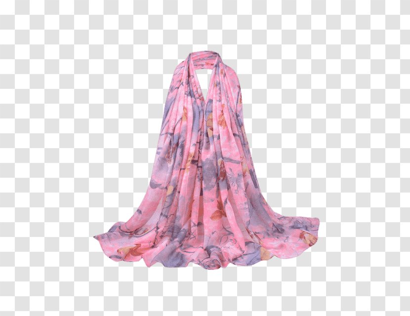 Scarf Pink M - Peach Transparent PNG