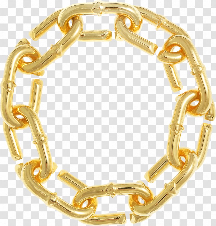 Gold Chain - Brass - Yellow Transparent PNG