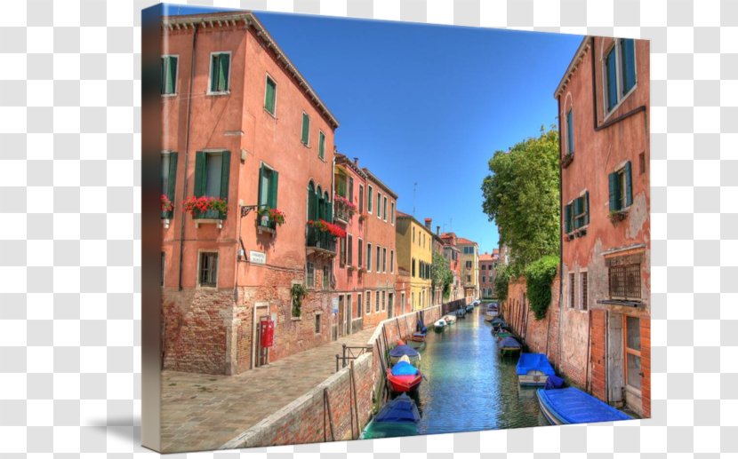 Italy Facade Water Apartment Tourism - Canal Transparent PNG