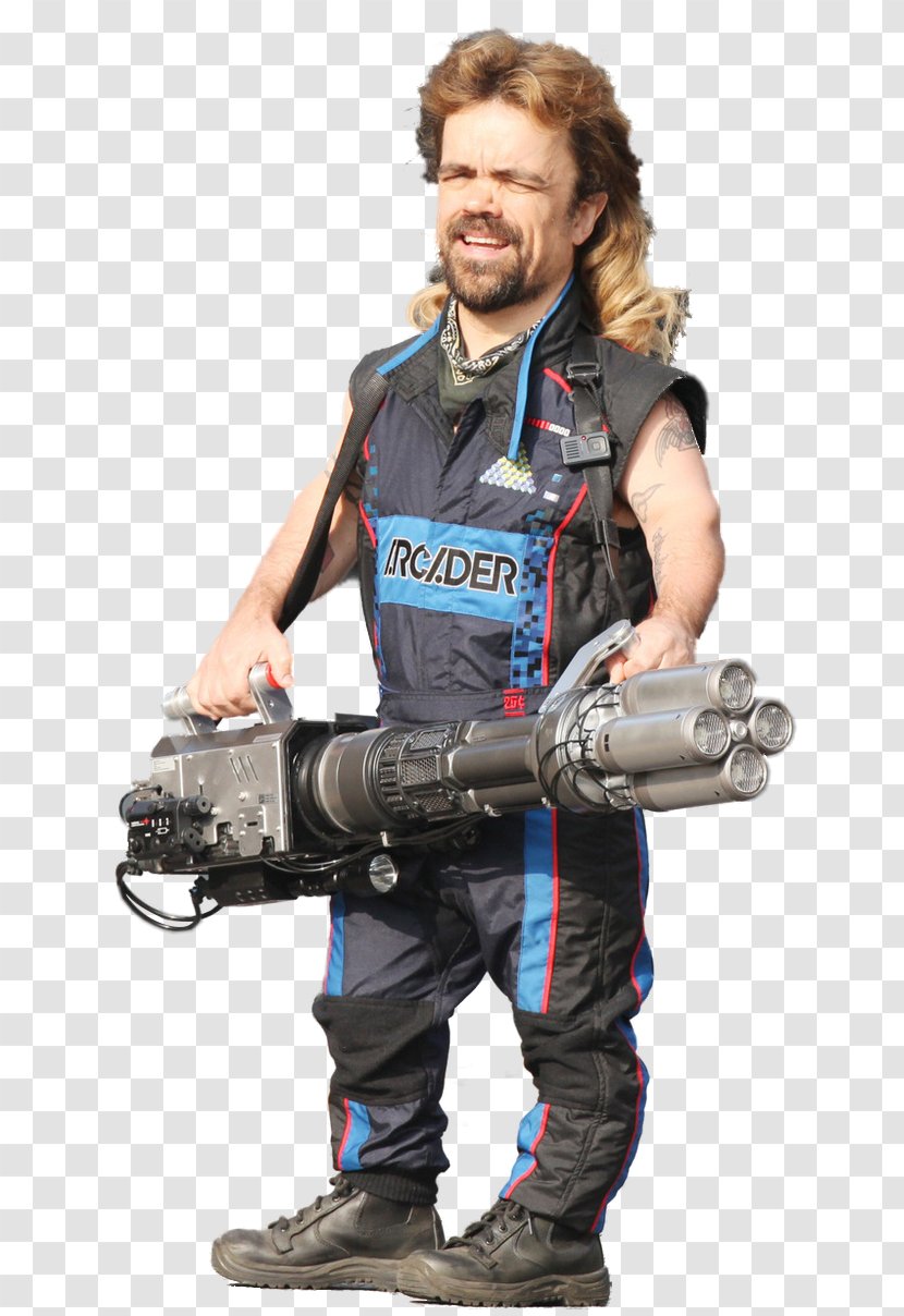 Peter Dinklage Pixels Minigun Mullet Midget Transparent PNG