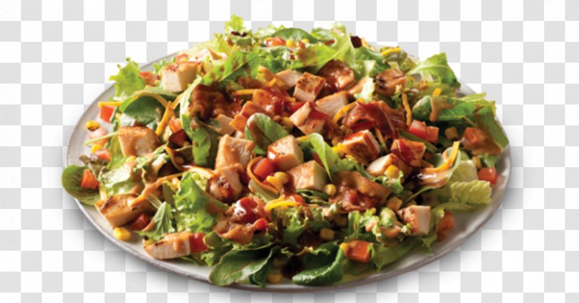 Chicken Salad Barbecue Hamburger Fast Food - Menu - Spicy Transparent PNG