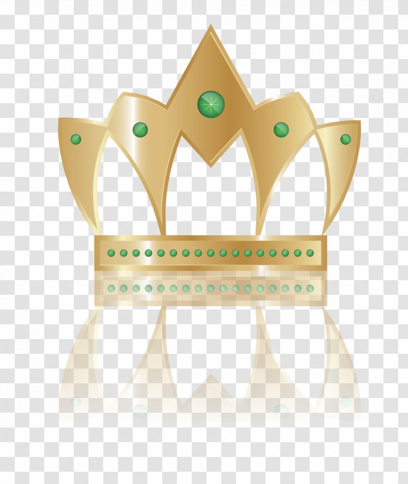 Crown - Pattern - Green Luxury Diamond Shihuang Guan Transparent PNG