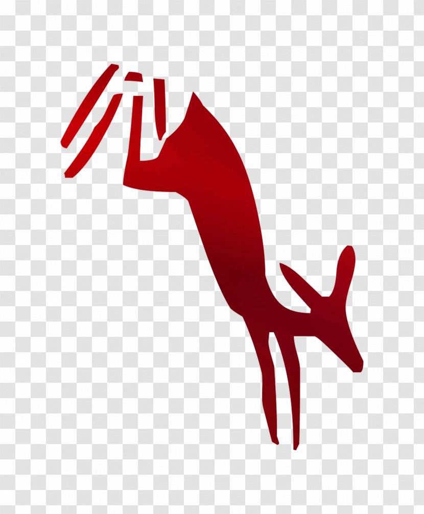 Reindeer Dog Clip Art Finger Mammal - Logo - Antler Transparent PNG