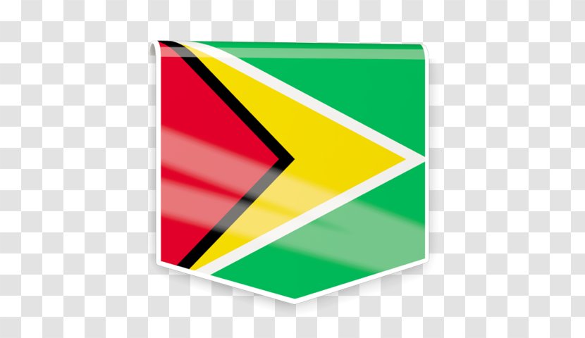 Graphic Design Angle Brand - Triangle - Guyana Flag Transparent PNG