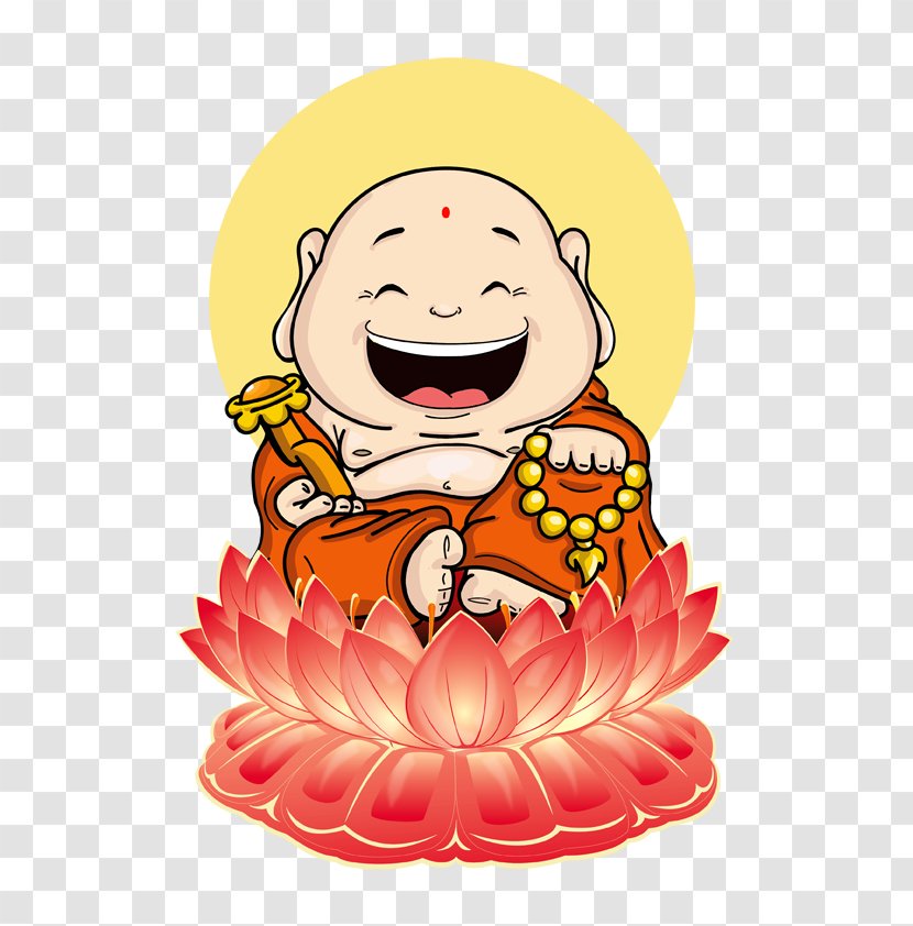 Buddhism Buddhist Art Buddha Budai Mi-le-fo - Cartoon Transparent PNG