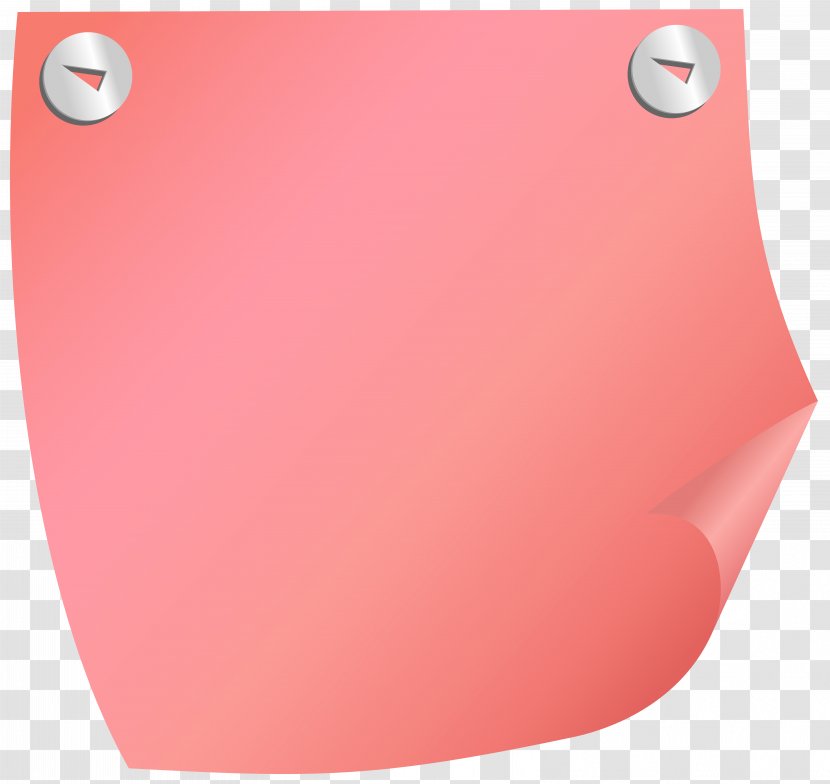 Red Pink Magenta - Sticky Notes Transparent PNG