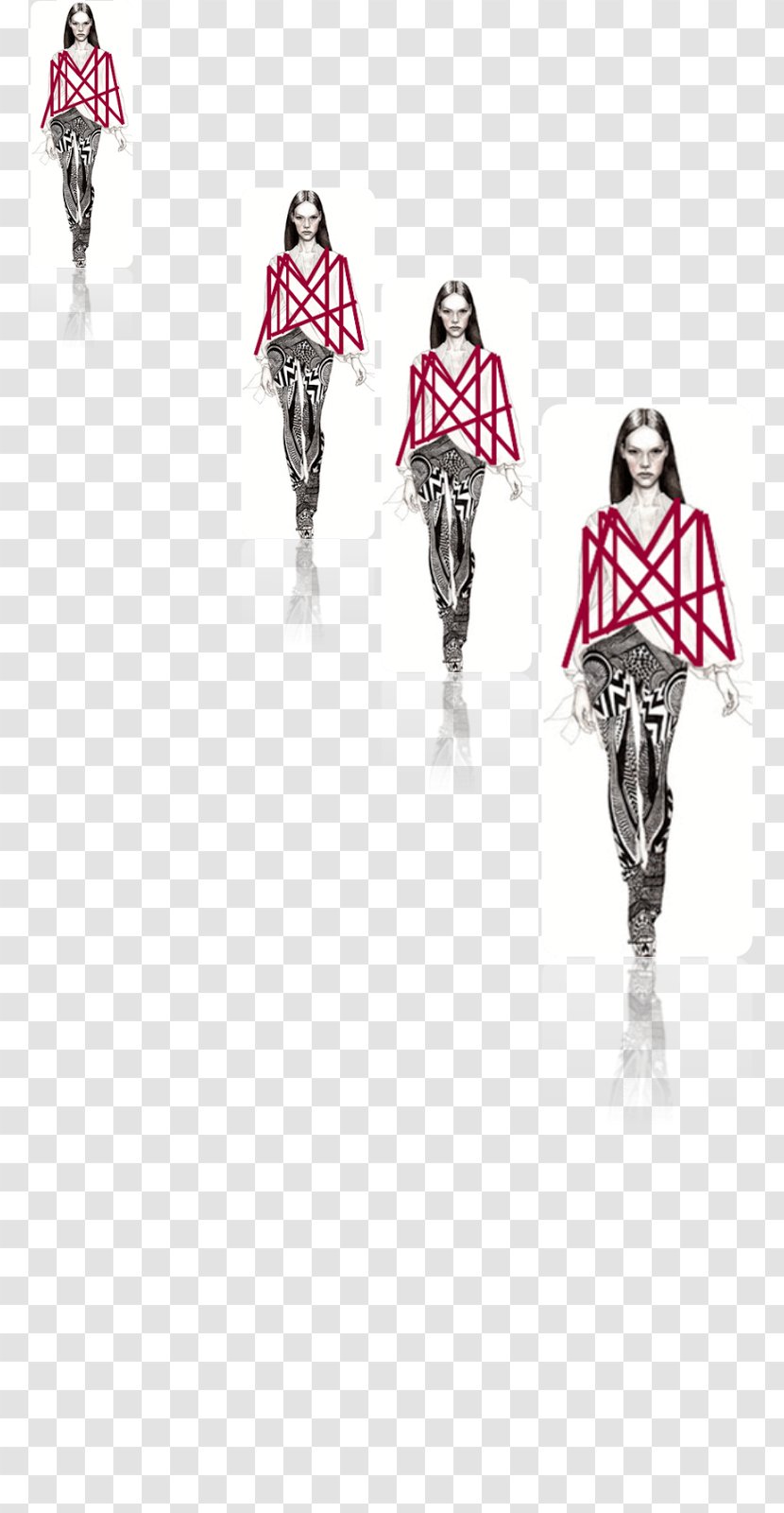 Fashion Design Mood Board Designer - Pink - Fog Transparent PNG