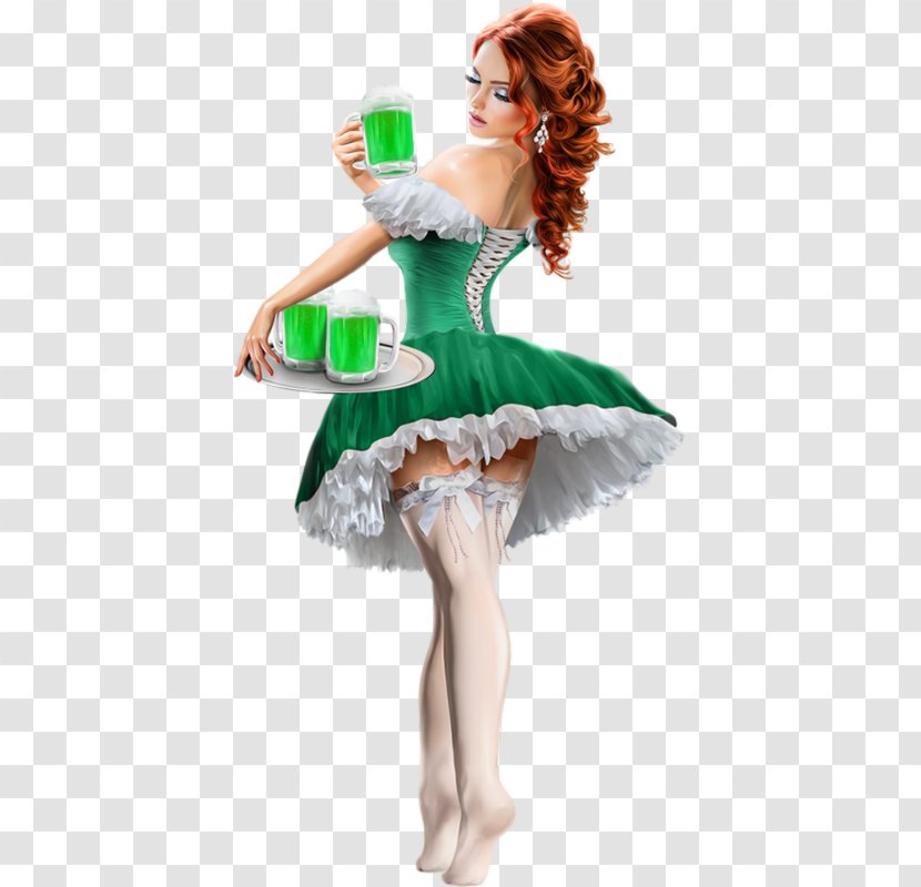 Saint Patrick's Day 17 March Woman Ireland Transparent PNG