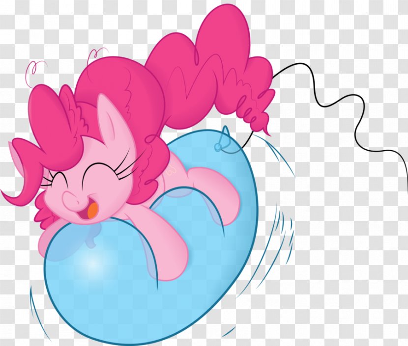Pinkie Pie DeviantArt Balloon Equestria - Cartoon Transparent PNG