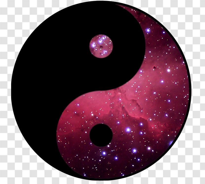 Yin And Yang Space Art Universe Outer - Watercolor Transparent PNG
