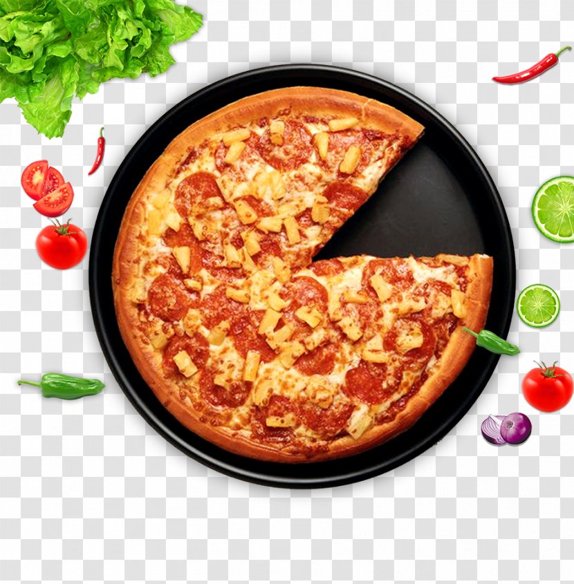 Chicago-style Pizza Italian Cuisine Breakfast Oven - Cartoon Transparent PNG