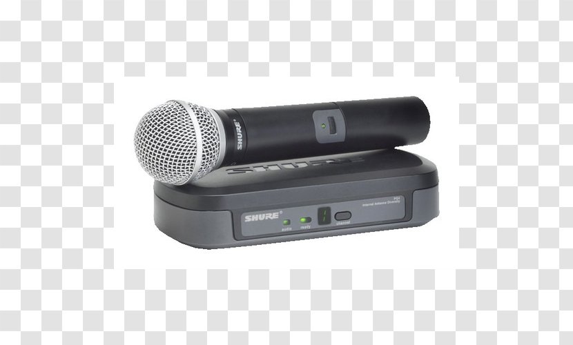 Wireless Microphone Shure SM58 PG58 PG24/PG58 - Multimedia Transparent PNG