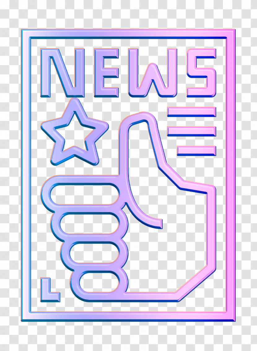 Newspaper Icon Hands And Gestures Icon Like Icon Transparent PNG
