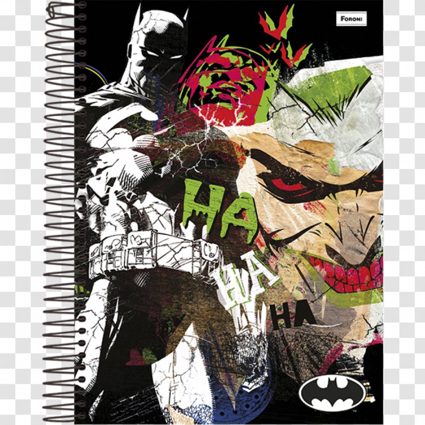 Batman Joker Paper Harley Quinn Notebook - T Shirt Transparent PNG