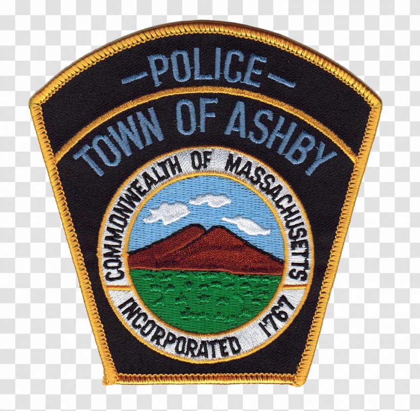 Ashby Police Department Townsend Officer Chief Of - Badge - Policeman Transparent PNG