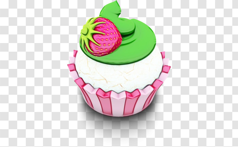 Cupcake Cake Pastry Buttercream Baking Transparent PNG