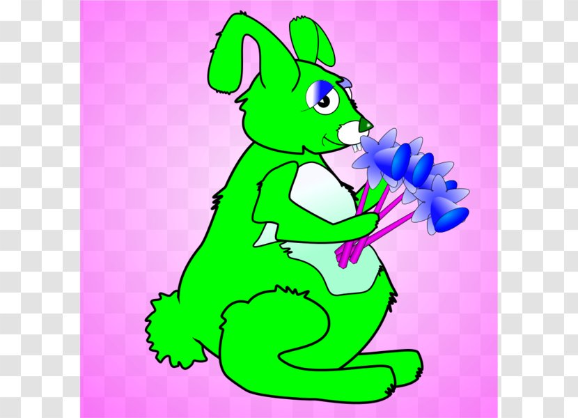 Easter Bunny Rabbit Spring Clip Art - Cartoon - Cliparts Transparent PNG