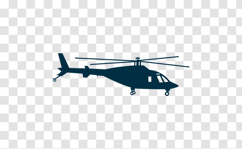 Helicopter Image Design - Silhouette Transparent PNG
