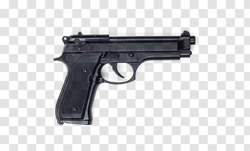 Beretta M9 92 Pistol Firearm - Gun - Weapon Transparent PNG