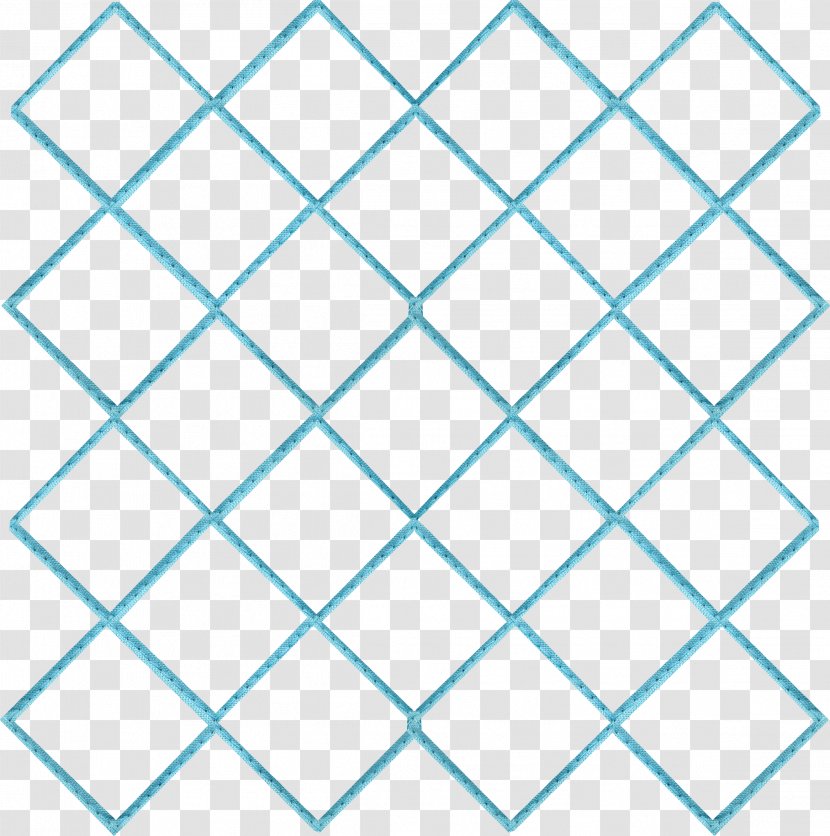 Rhombus Pattern - Point - Blue Diamond Lattice Subnet Transparent PNG