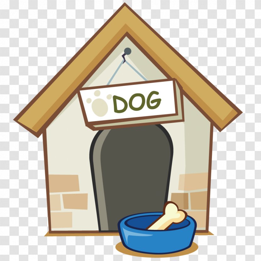 Dog Puppy Cartoon Drawing - House Transparent PNG
