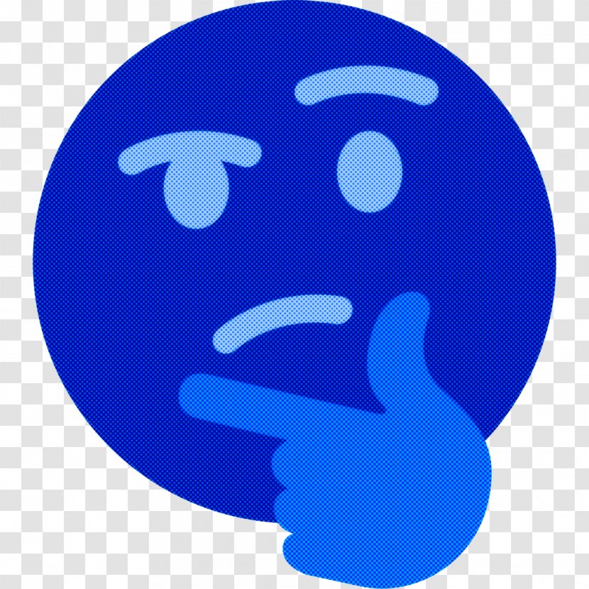 Emoticon - Symbol Electric Blue Transparent PNG