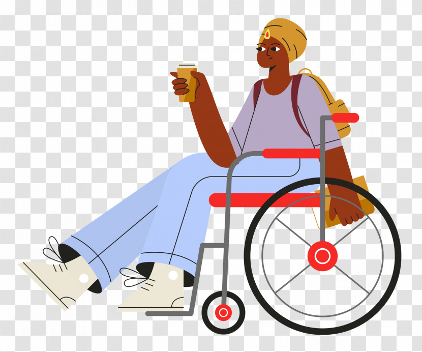 Sitting On Wheelchair Wheelchair Sitting Transparent PNG