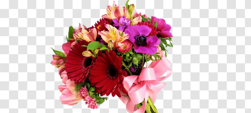 Flower Bouquet Birthday Cut Flowers Rose Transparent PNG