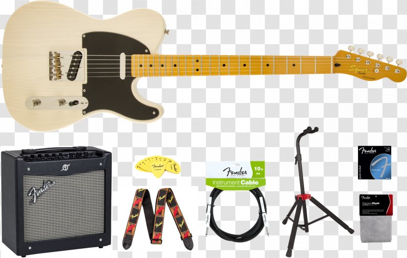Electric Guitar Fender Telecaster Stratocaster Acoustic Bass Transparent PNG