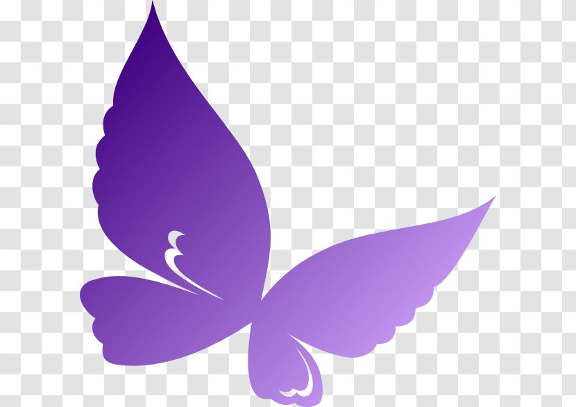 Butterfly Violet Clip Art - Wing - Purple Transparent PNG