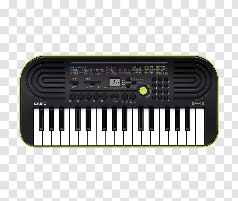 Electronic Keyboard Casio Musical Instruments - Watercolor - Digital Products Transparent PNG