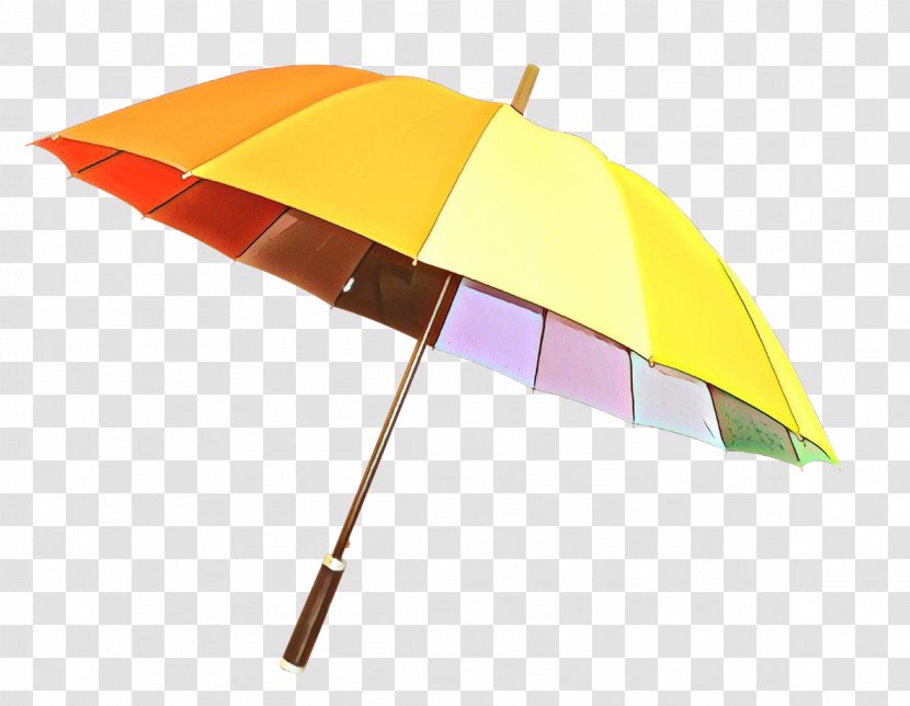 Umbrella Cartoon - Orange - Shade Transparent PNG