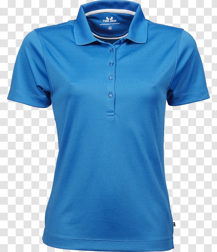 Polo Shirt T-shirt Blue Sleeve - Cobalt Transparent PNG