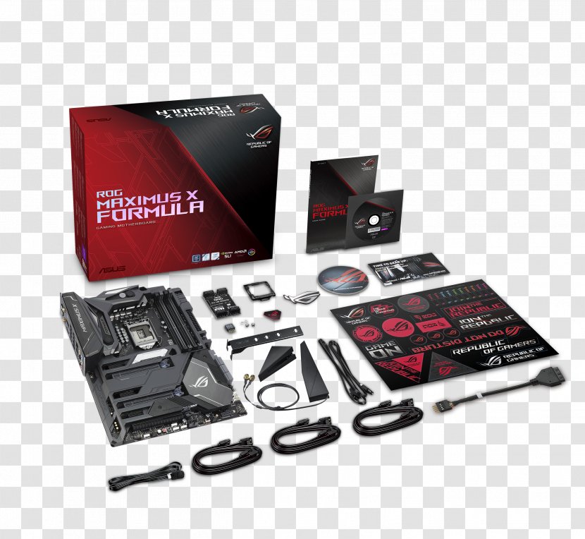 Asus Rog Maximus X Code Intel Z370 ROG MAXIMUS Motherboard ASUS HERO Transparent PNG