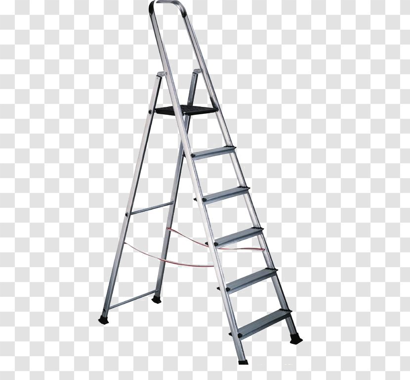 Ladder Stairs Keukentrap Aluminium - Metal - Shelves Transparent PNG