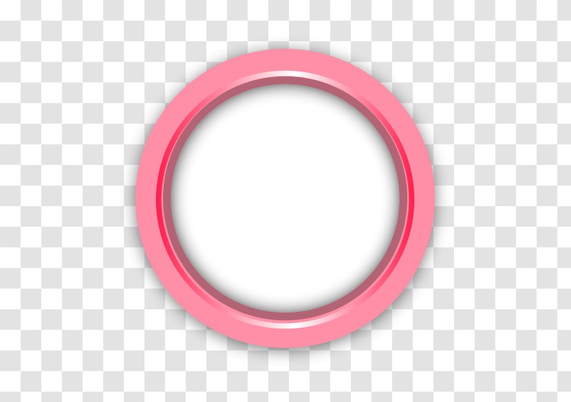 Circle Pattern - Pink - Ppt Element Round Transparent PNG