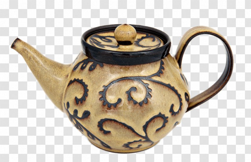 Kettle Teapot Ceramic Tableware Pottery - Watercolor Transparent PNG