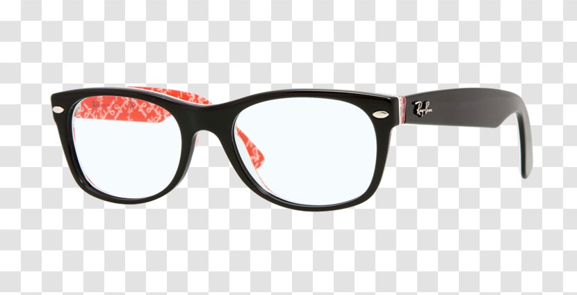 Ray-Ban New Wayfarer Classic Glasses RX8415 - Eyewear - Tap Transparent PNG